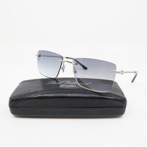Paul Vosheront PV 619S C2 23KGP Silver/Grey Gradient, Rimless, New Sunglasses